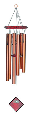 Woodstock Chimes Encore Collection Bronze Aluminum/Wood 27 in. Pluto Wind Chime