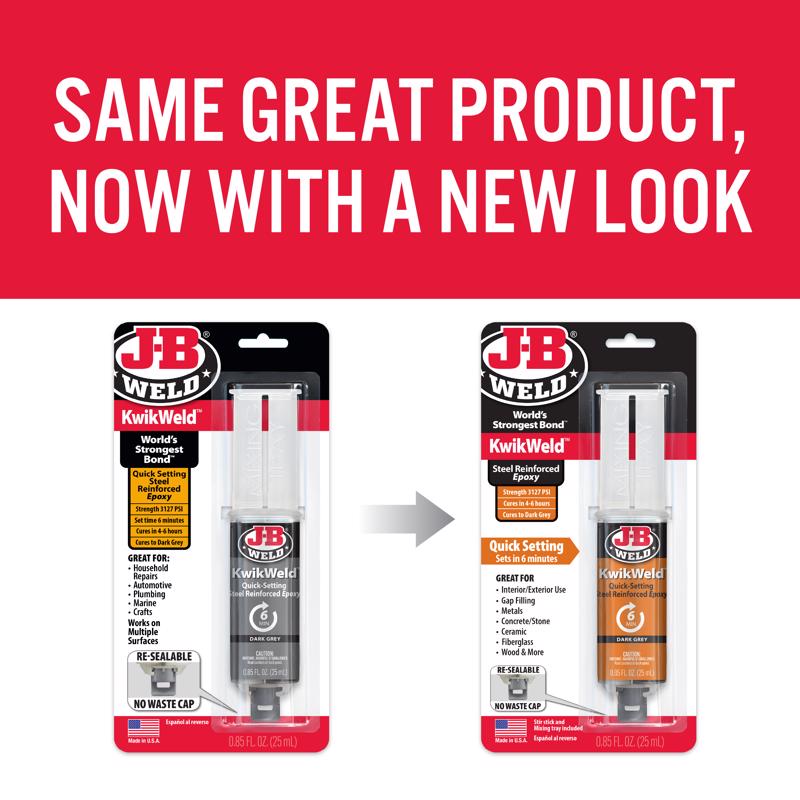 J-B Weld KwikWeld High Strength Automotive Epoxy Liquid 0.85 oz