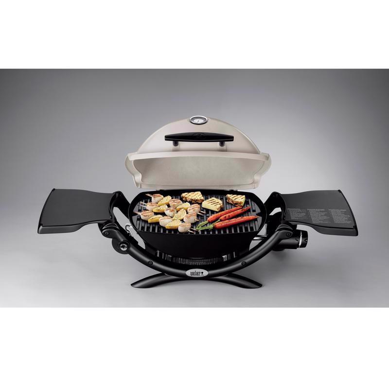 Weber Q1200 1 Burner Liquid Propane Grill Green