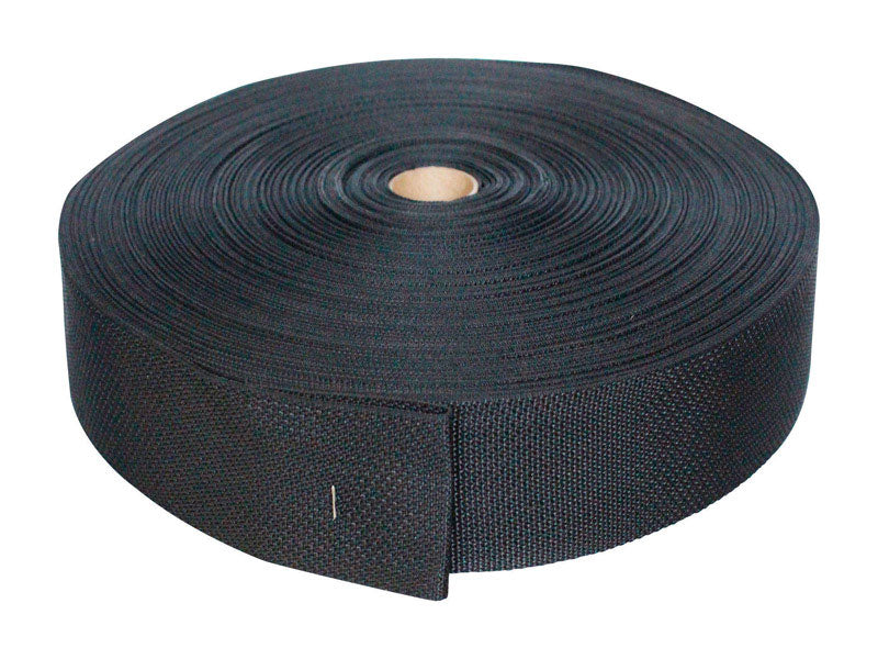 Bulk-Strap 2 in. W X 300 ft. L Black Webbing 300 lb