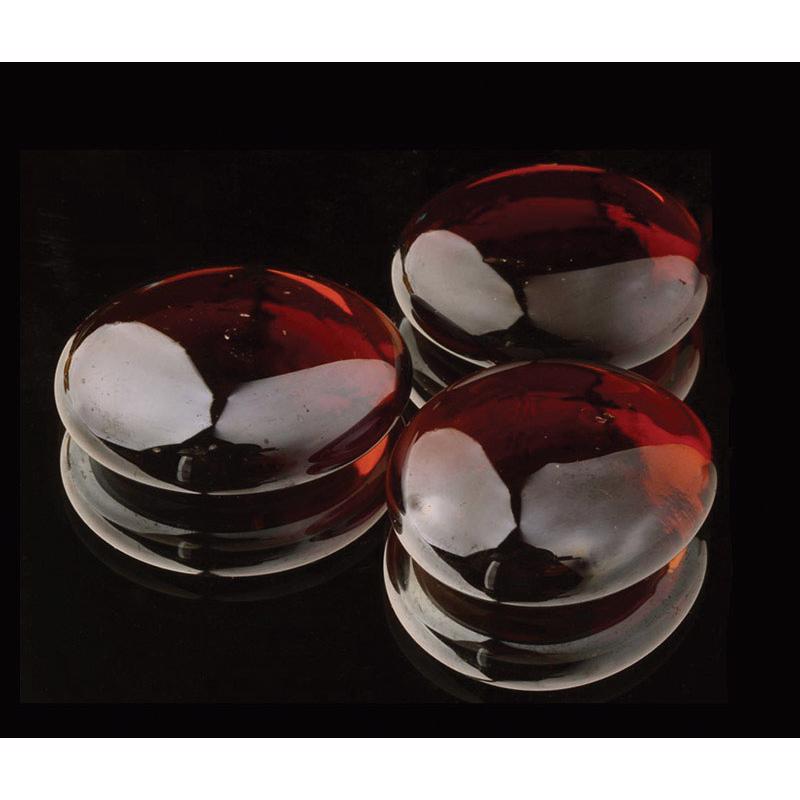 Bond Manufacturing Amber Sunset Gloss Glass Fire Pit Lava Glass