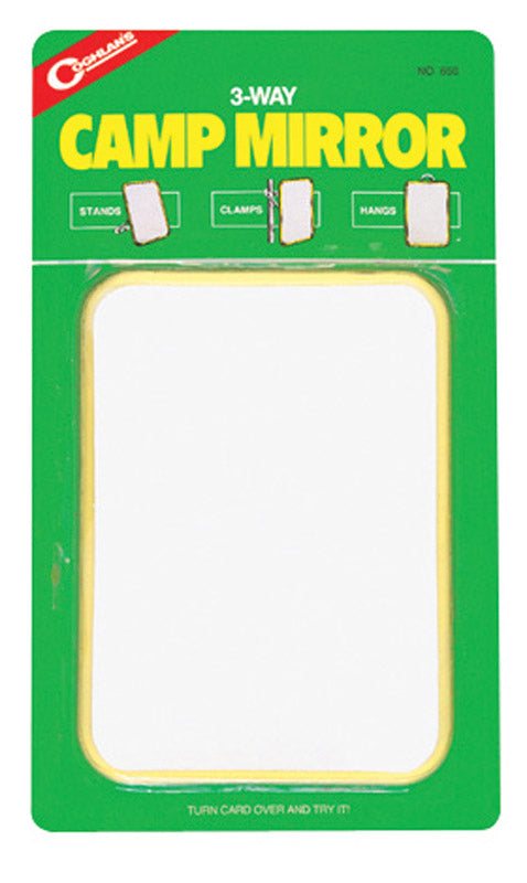 Coghlan's White Camp Mirror 7 in. H X 5 in. L
