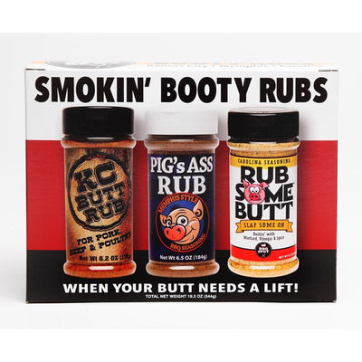 Smokin' Booty Rubs Gift Pack Seasoning Rub 19.2 oz