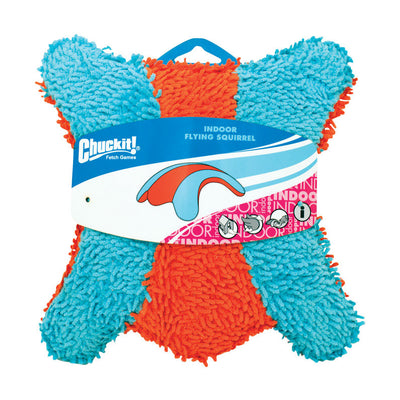 Chuckit! Blue/Orange Terrycloth Flying Squirrel Medium