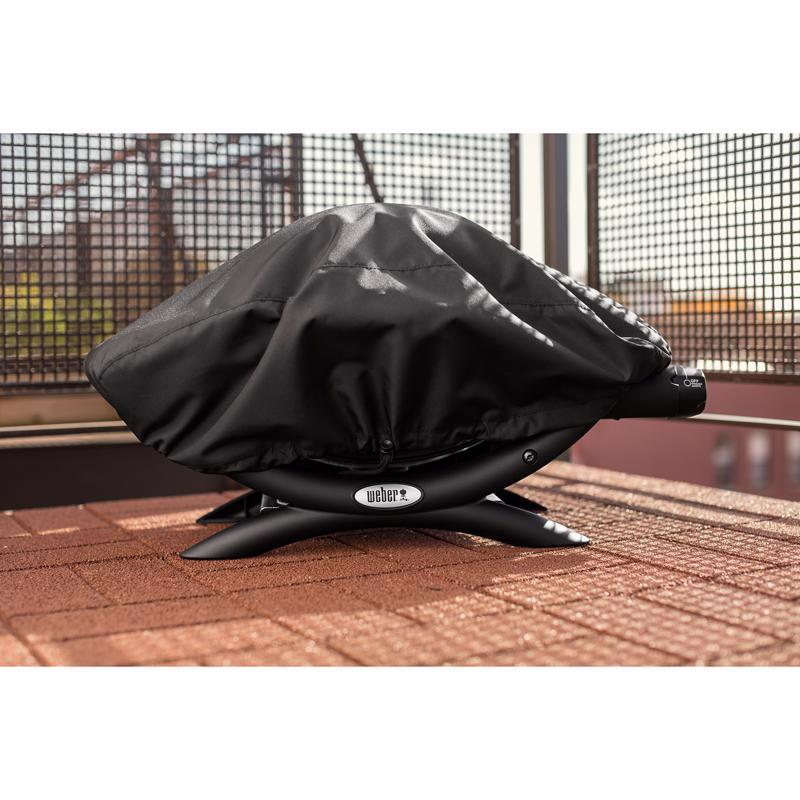 Weber Bonnet Q100/1000 Series Black Grill Cover
