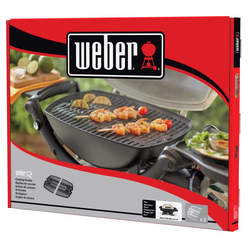 Weber Replacement PECI Q 100/1000 Series Grill Grate 17 in. L X 12.7 in. W