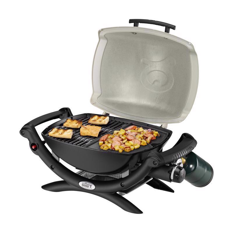 Weber Q 100/1000 Cast Iron/Porcelain Grill Top Griddle 12.6 in. L X 8.6 in. W