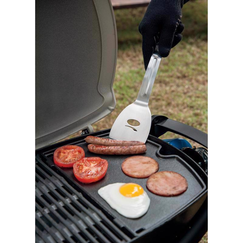 Weber Q 100/1000 Cast Iron/Porcelain Grill Top Griddle 12.6 in. L X 8.6 in. W