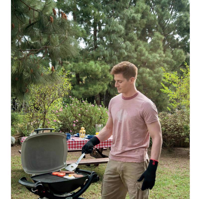 Weber Q 100/1000 Cast Iron/Porcelain Grill Top Griddle 12.6 in. L X 8.6 in. W