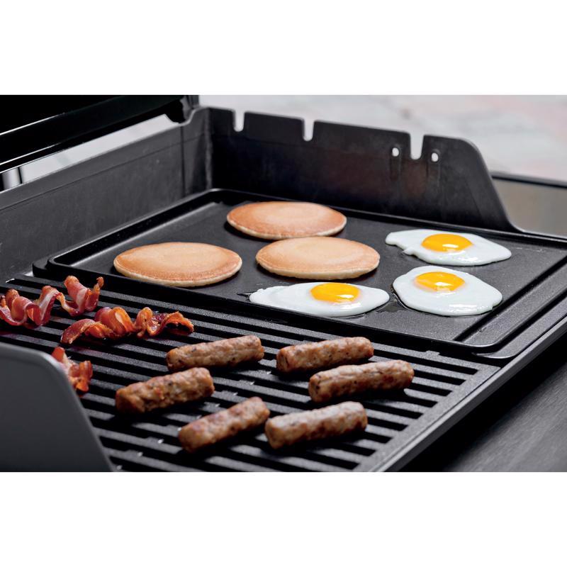 Weber Spirit 300 & SmokeFire Cast Iron/Porcelain Griddle 17.4 in. L X 12.1 in. W