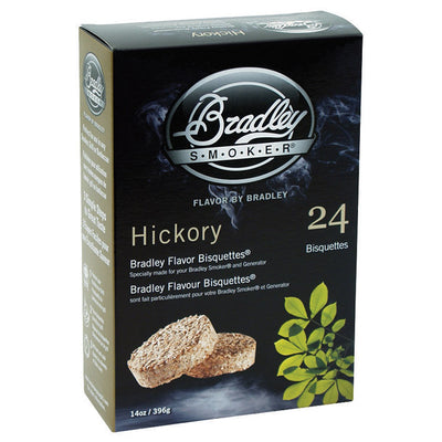 Bradley Smoker All Natural Hickory Wood Bisquettes 24 pk