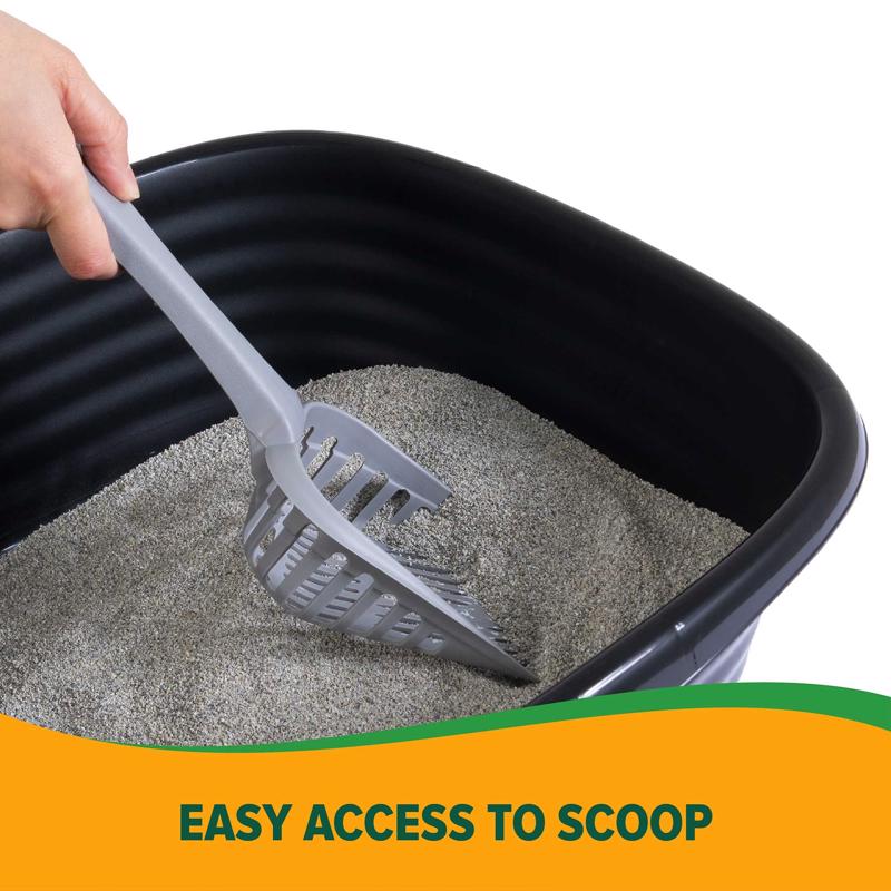 Arm & Hammer Plastic Black Litter Pan