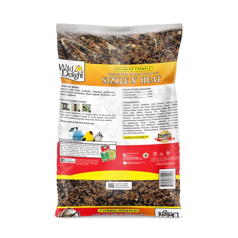 Wild Delight Sizzle N Heat Wild Bird Food 14 lb