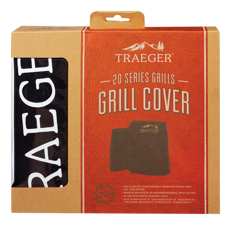 Traeger 20 Series Junior and Tailgater Black Grill Cover
