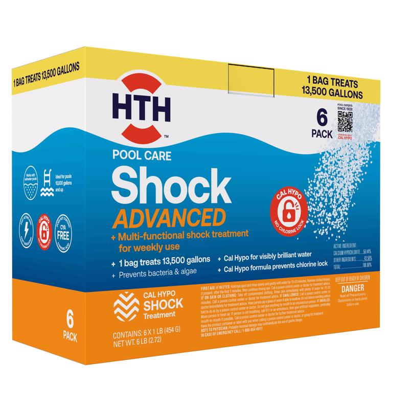 HTH Pool Care Solid Shock Treatment 6 lb