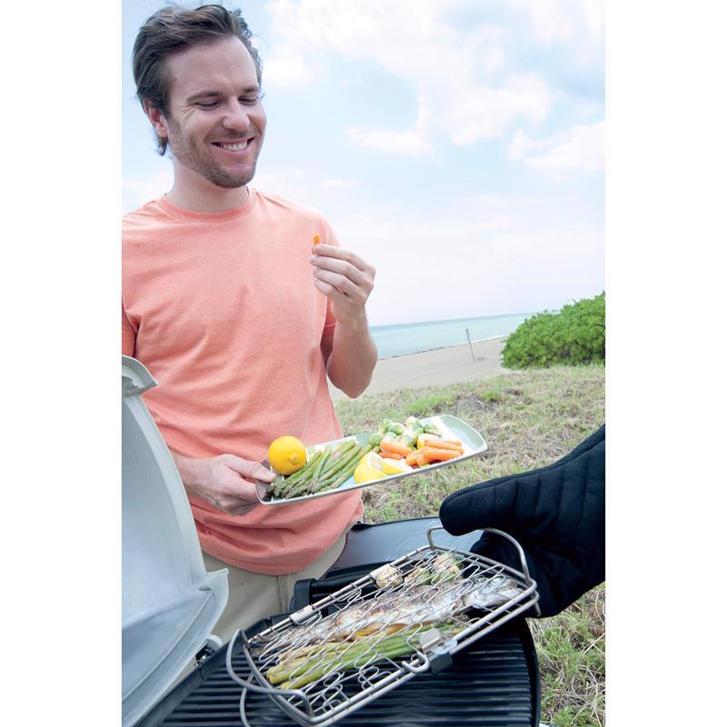 Weber Stainless Steel Grill Basket 11 in. L X 8.1 in. W