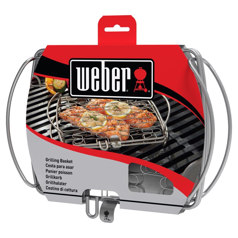 Weber Stainless Steel Grill Basket 11 in. L X 8.1 in. W