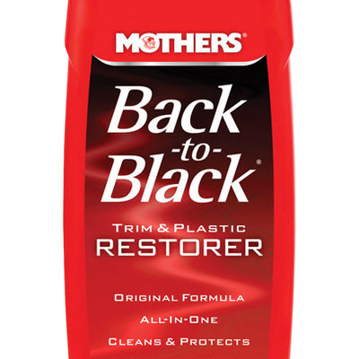 Mothers Back-To-Black Plastic and Trim Restorer Liquid 12 oz