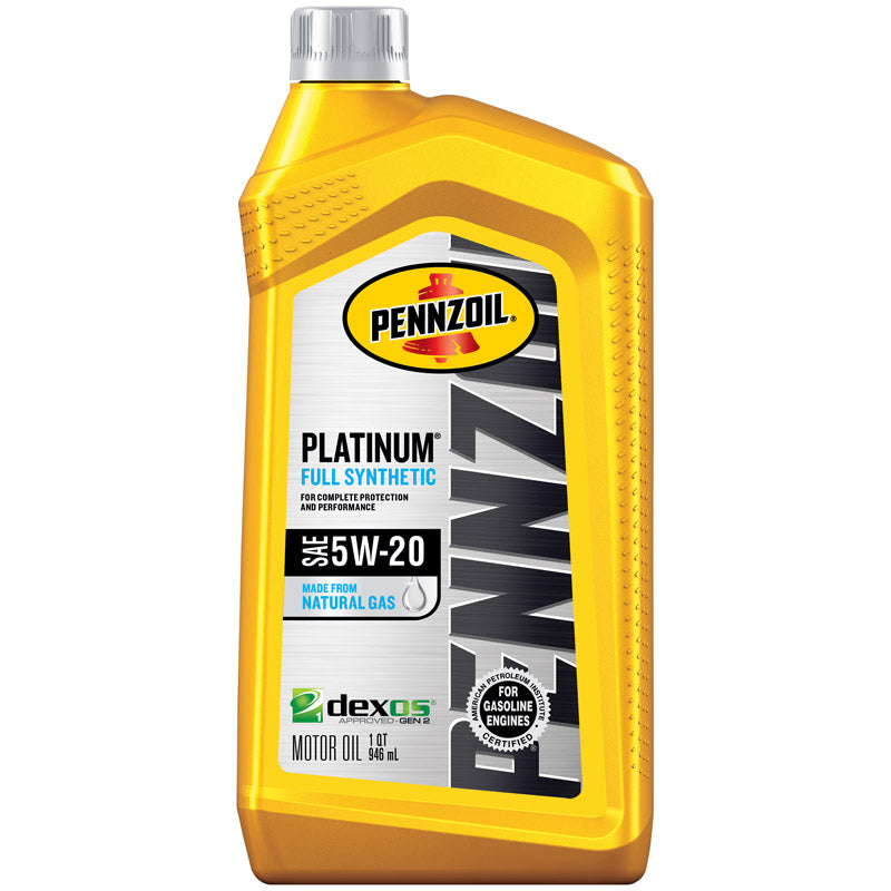 Pennzoil Platinum 5W-20 4-Cycle Synthetic Motor Oil 1 qt