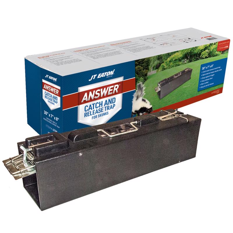 JT Eaton Answer Medium Live Catch Animal Trap For Skunks