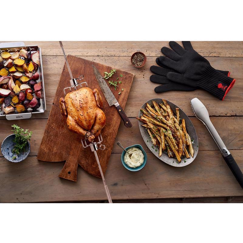 Weber Genesis 300 Series Stainless Steel Grill Rotisserie 42.1 in. L X 4.4 in. W