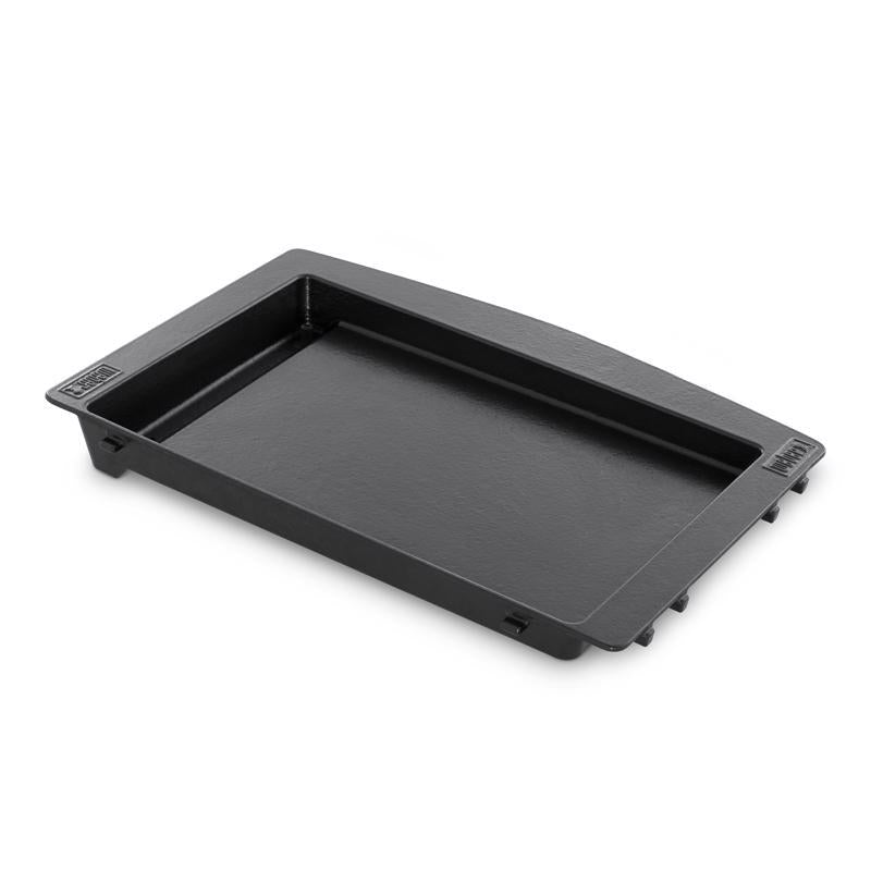 Weber Genesis Cast Iron/Porcelain Grill Top Griddle 18.9 in. L X 13.2 in. W