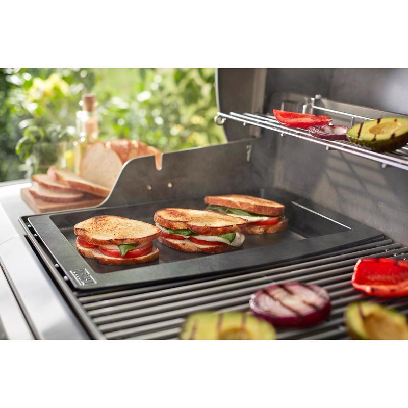 Weber Genesis Cast Iron/Porcelain Grill Top Griddle 18.9 in. L X 13.2 in. W