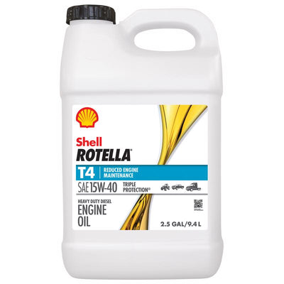 Shell Rotella 15W-40 Diesel Heavy Duty Engine Oil 2.5 gal
