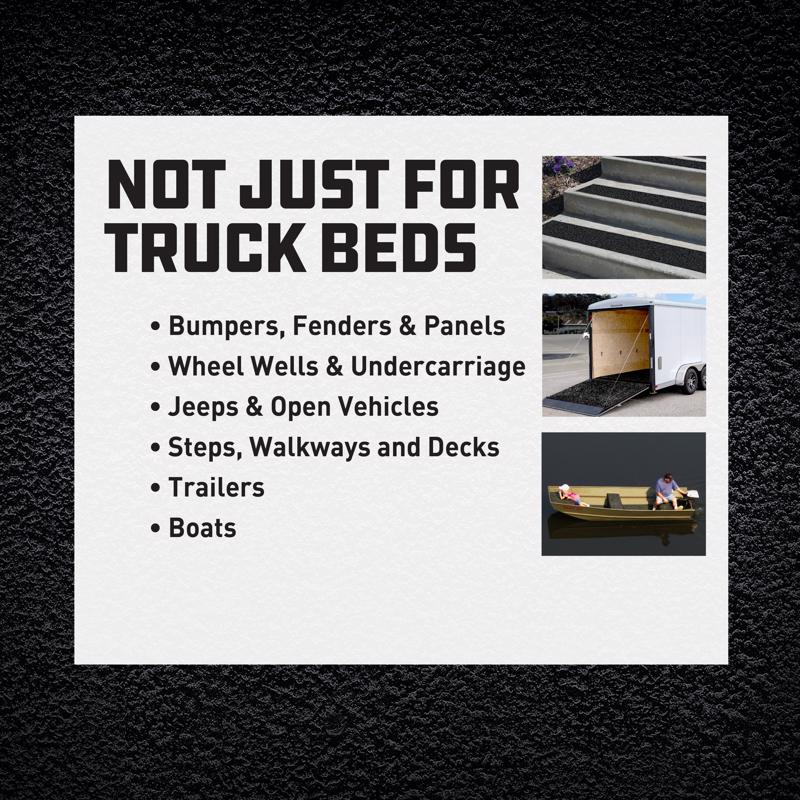 Herculiner Black Truck Bed Liner 15 oz