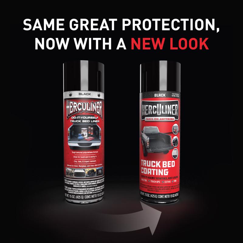 Herculiner Black Truck Bed Liner 15 oz