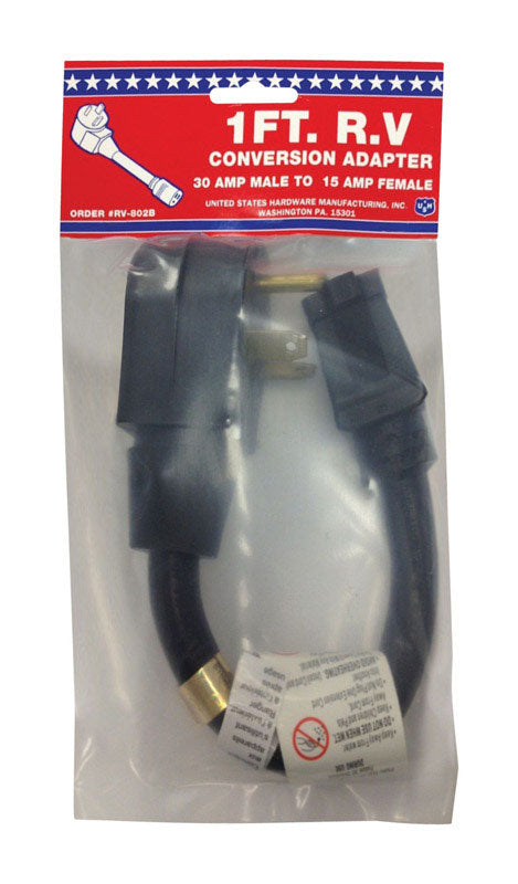 US Hardware 30 amps Pigtail Adapter