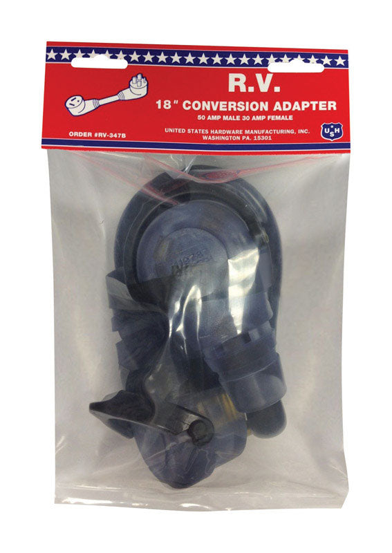 US Hardware 18 in. 50 amps RV Electrical Conversion Adapter