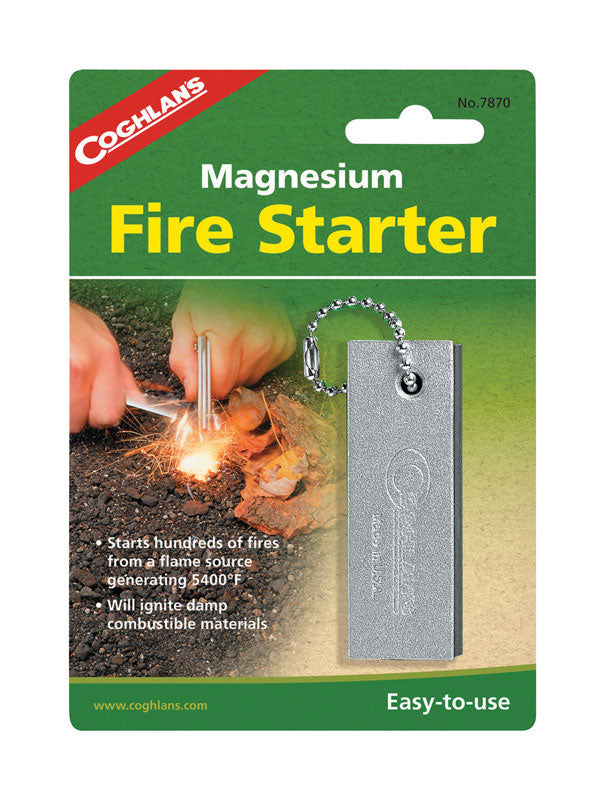 Coghlan's Silver Fire Starter 5.875 in. H X 3/8 in. W X 3 in. L