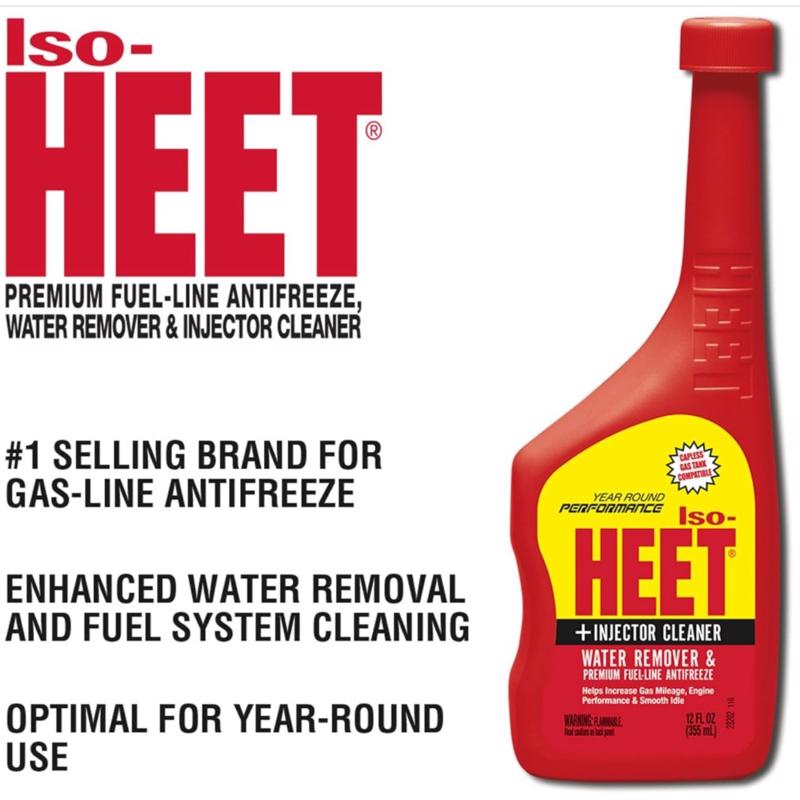 Gold Eagle Iso-Heet Gas Line Antifreeze & Water Remover 12 oz