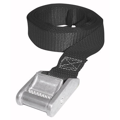 Keeper 1 in. W X 13 ft. L Black Lashing Strap 200 lb 2 pk