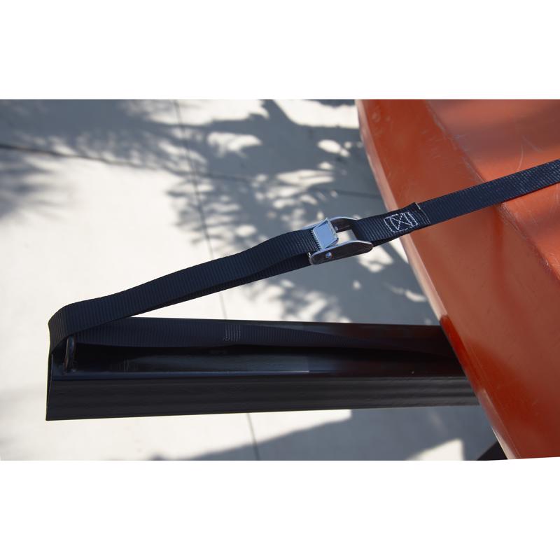 Keeper 1 in. W X 13 ft. L Black Lashing Strap 200 lb 2 pk