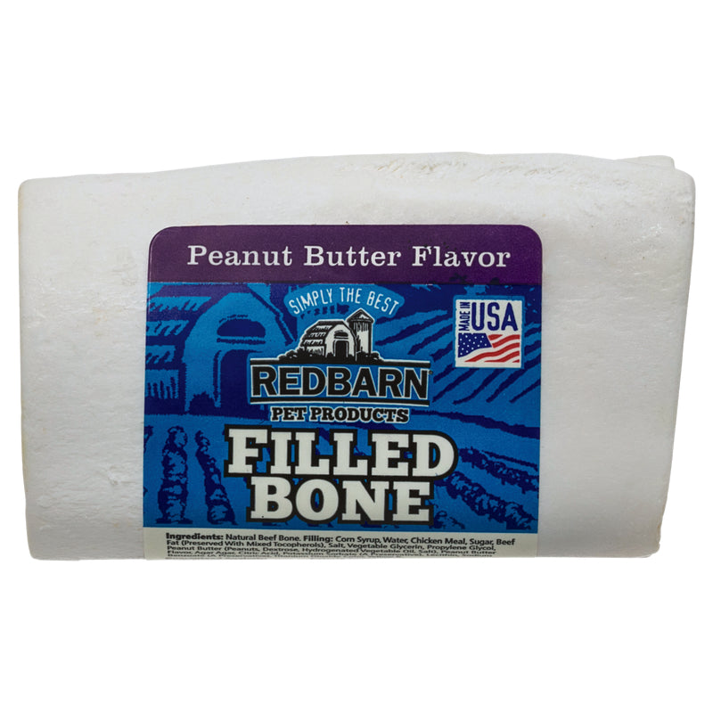 Redbarn Dog Treats Beef and Peanut Butter Bone For Dogs 2.5 in.
