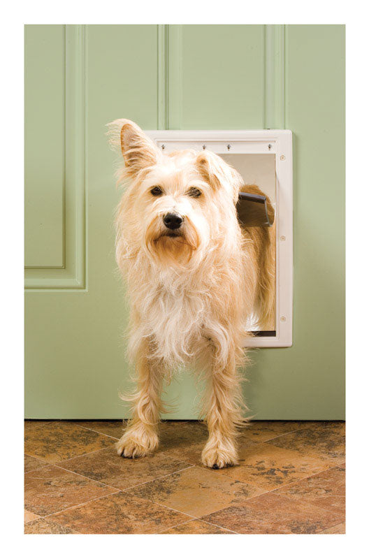 PetSafe 14 in. H X 9.25 in. W Medium Plastic Pet Door