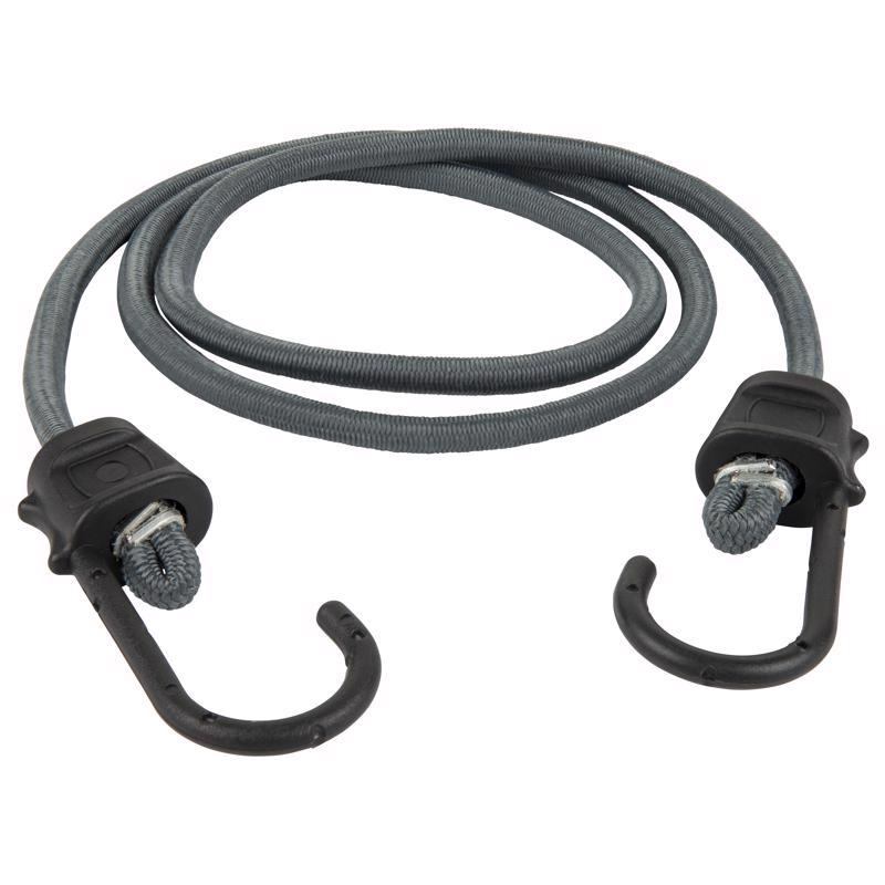 Keeper Black/Orange Bungee Cord 36 in. L X 0.374 in.