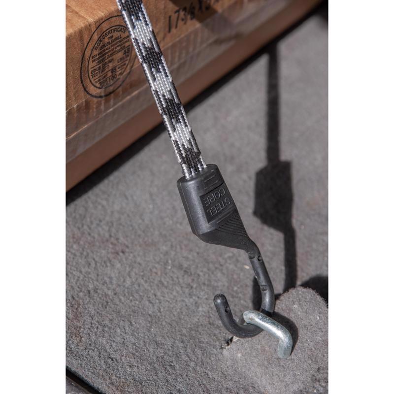 Keeper Assorted Flat Bungee Cord 18 in. L X .0787 in. 6 pk