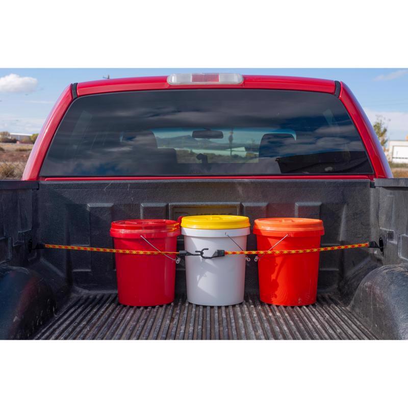 Keeper Assorted Flat Bungee Cord 18 in. L X .0787 in. 6 pk