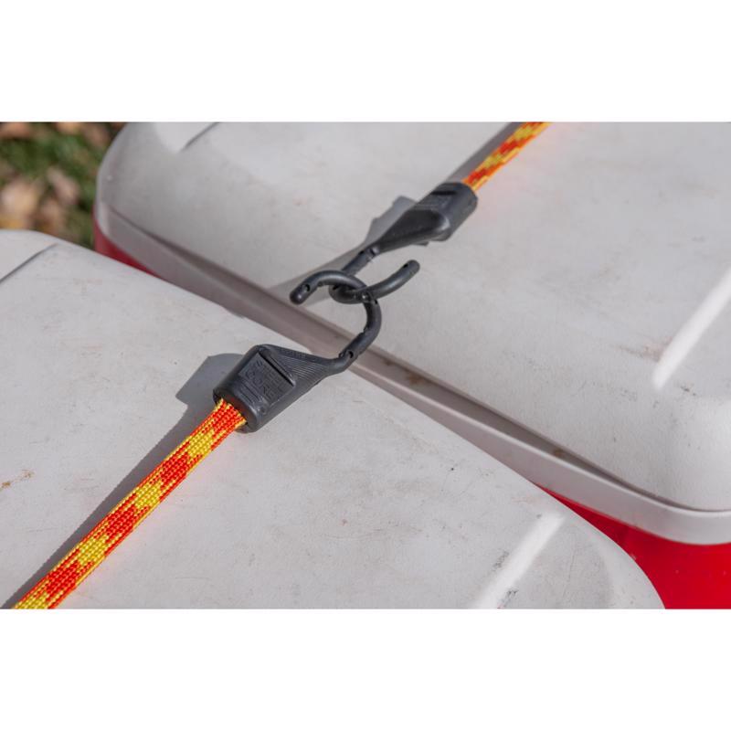 Keeper Assorted Flat Bungee Cord 18 in. L X .0787 in. 6 pk