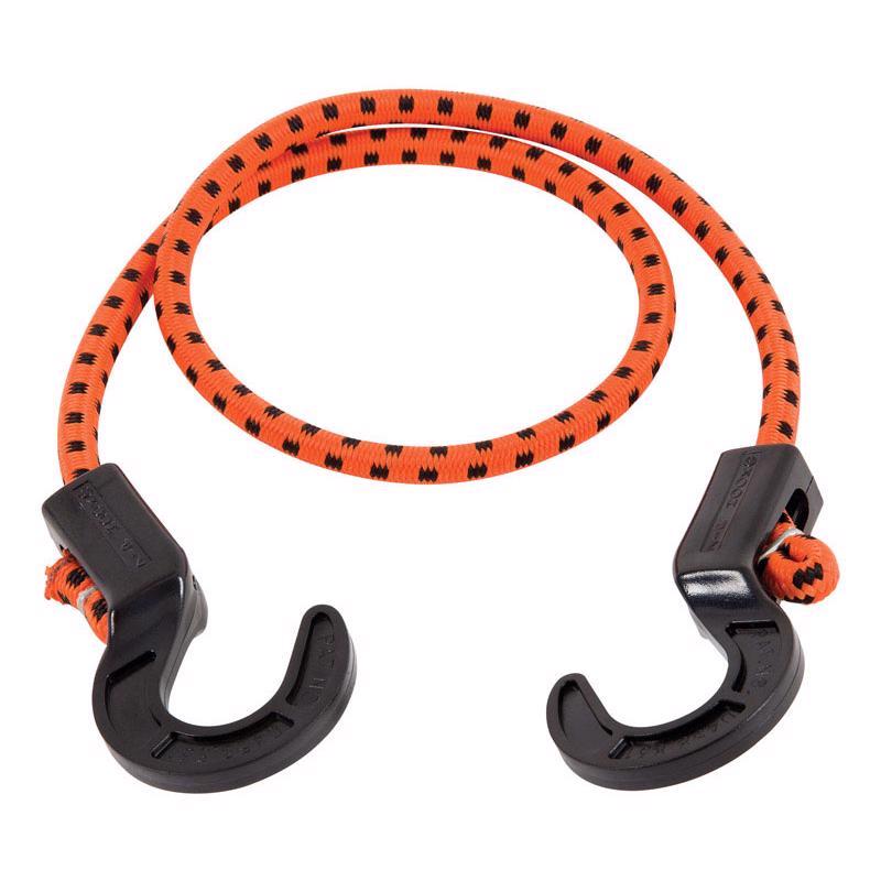 Keeper Orange Adjustable Bungee Cord 30 in. L X 0.315 in.