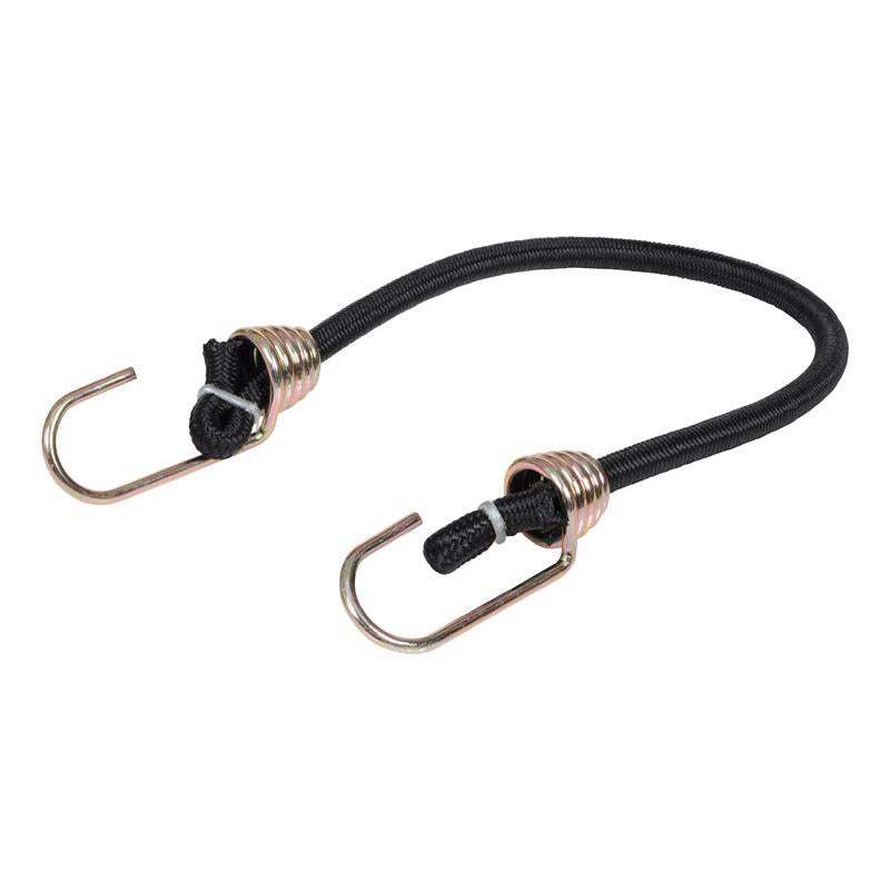 Keeper Black Bungee Cord 18 in. L X 0.374 in.
