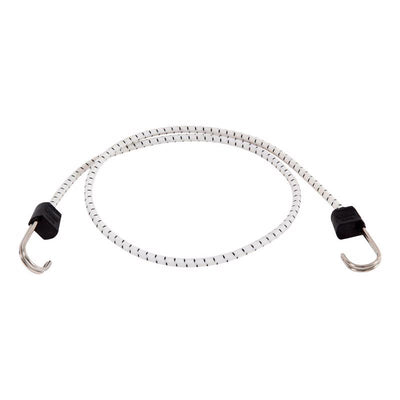 Keeper Black/White Bungee Cord 48 in. L X 0.315 in.