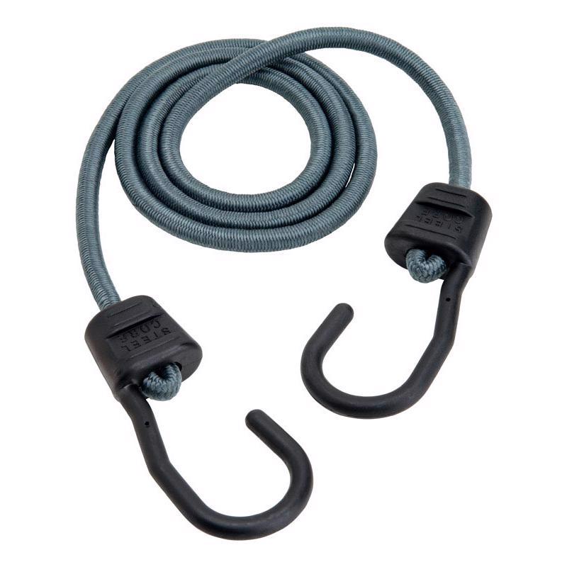 Keeper Gray Bungee Cord 48 in. L X 0.374 in.