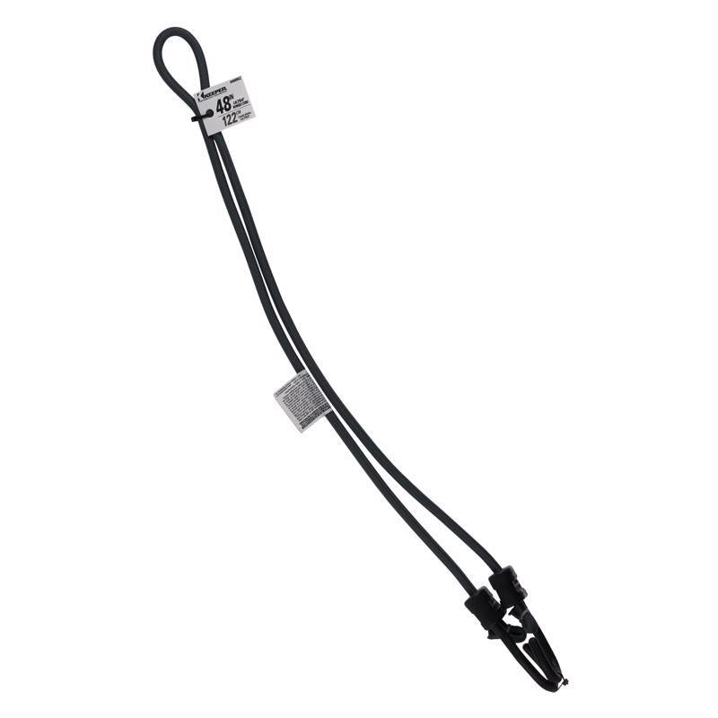 Keeper Gray Bungee Cord 48 in. L X 0.374 in.