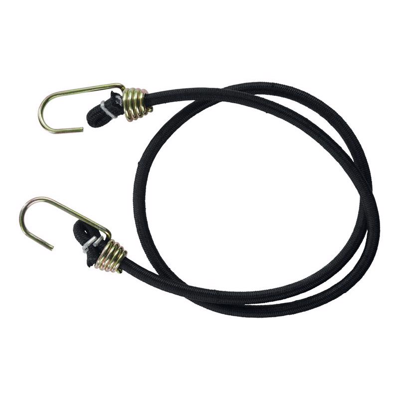 Keeper Black Bungee Cord 40 in. L X 0.374 in.