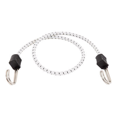 Keeper Black/White Bungee Cord 32 in. L X 0.315 in.