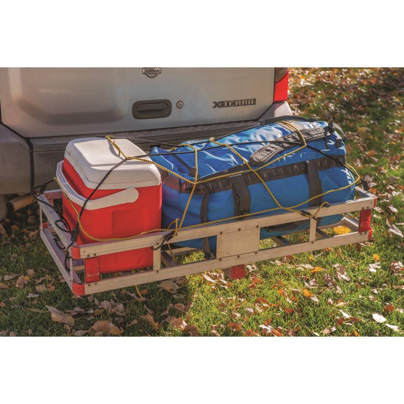 Keeper Black/Yellow Adjustable Cargo Net 47 in. L X 0.14 in.